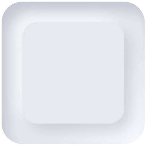 neumorphic square button  png