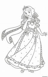 Princesse Neige Blanche sketch template