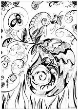 Colorare Disegni Adulti Anti Zen Antistress Urielle Farfalle Justcolor Rosaces Reflection Symbol Insetti sketch template