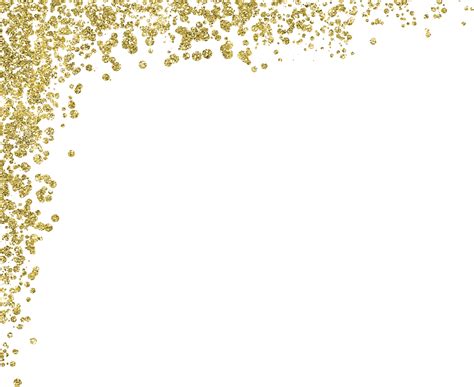 gold glitter material gold png
