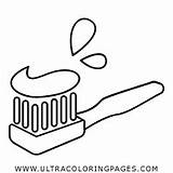 Toothbrush Toothpaste Dentes Escova Designlooter Noun Ultracoloringpages sketch template
