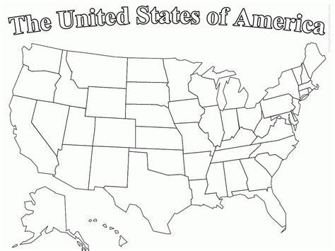 printable united states map coloring page