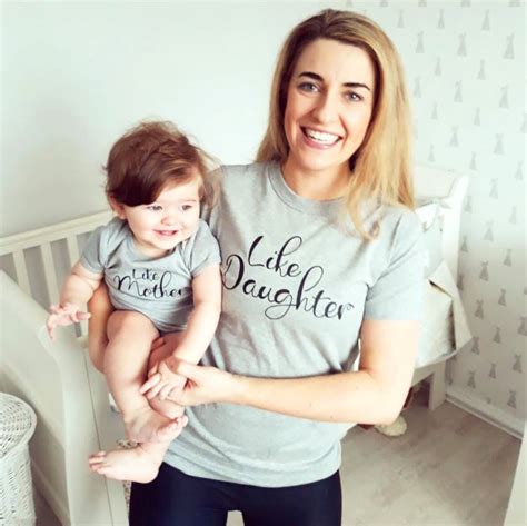 like mother like daughter t shirt set by precious little plum