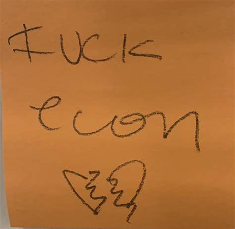 fuck econ the answer wall