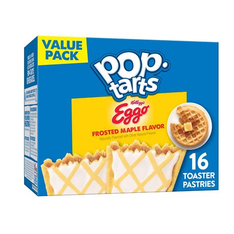 pop tarts eggo frosted maple flavor toaster pastries  oz  count walmartcom