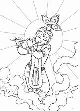Krishna Drawing Lord Pencil Outline Line Drawings Little Painting Sketch Bal Google Easy Kids Sketches Gopal Pic Search Krsna Hanuman sketch template