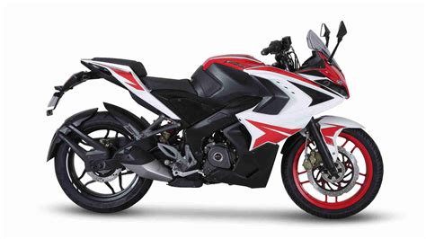 pulsar rs   racing red colour option iamabiker