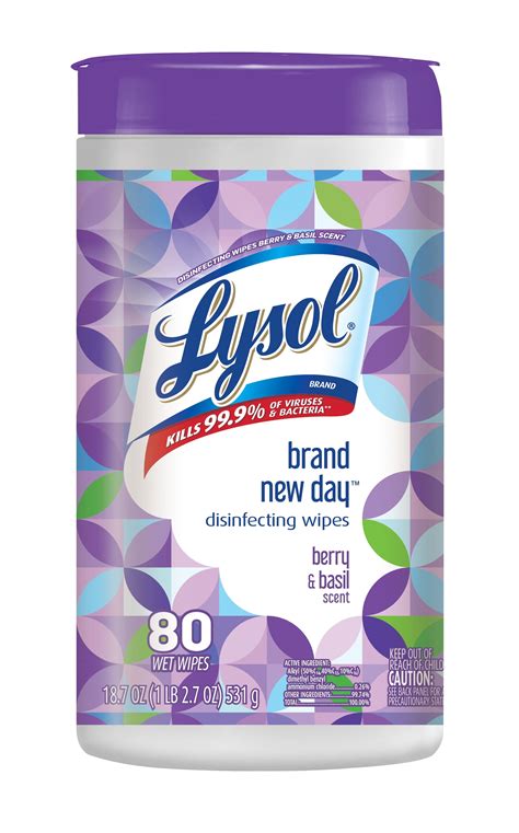 lysol disinfecting wipes brand  day berry basil ct cleaner walmartcom walmartcom