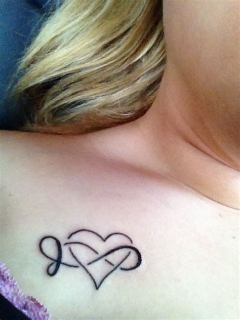 unconditional love tattoo infinity symbol   heart