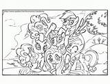 Coloring Pony Little Pages Friendship Magic Printable Ponies Popular Coloringhome sketch template