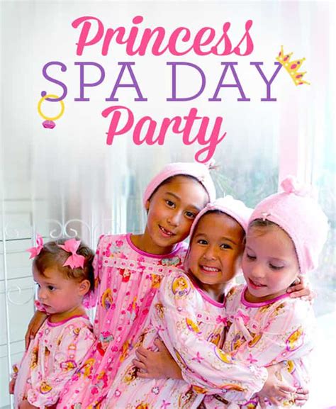 princess spa day party popsicle blog