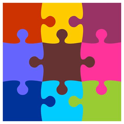 10 best 9 piece jigsaw puzzle template printable printablee hot sex