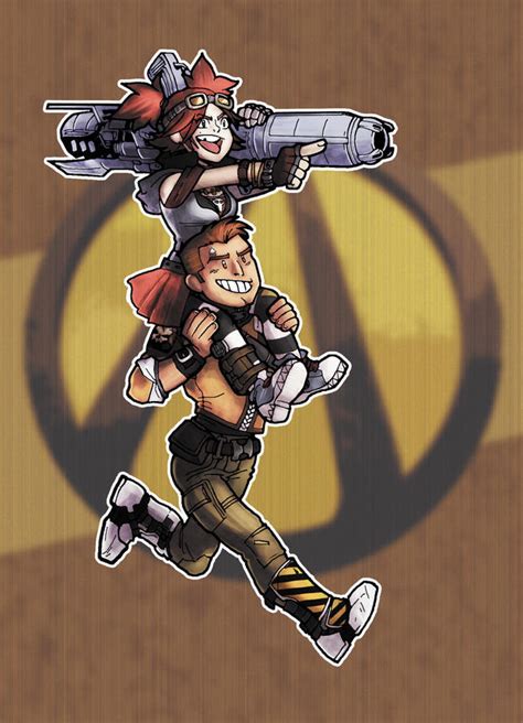 gaige and axton of borderlands 2 by nyarlah on newgrounds