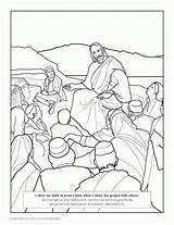 Coloring Jesus Disciples His Pages Popular sketch template