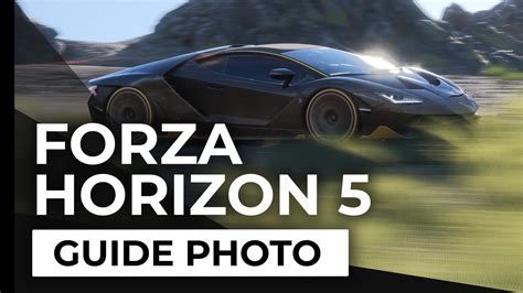 guide forza horizon  photo  drone mode tips  great