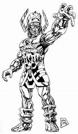 Galactus Darkseid Lightle sketch template