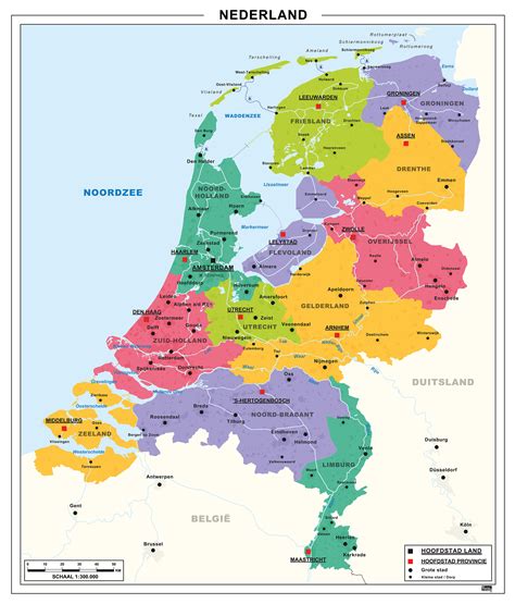 nederlandse kaart kaart