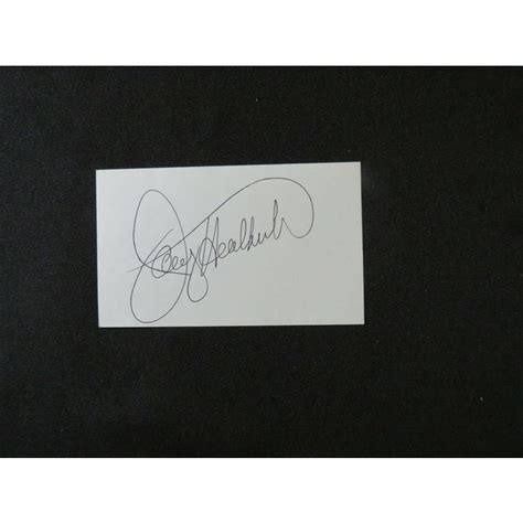 sex symbol joey heatherton hand signed 3x5 card autograph world coa