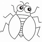 Cicada Preschoolcrafts sketch template
