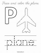 Plane Coloring Trace Color Pages Twistynoodle Transportation Tracing Airplane Cursive Noodle Built California Usa Print Twisty Outline Preschool sketch template