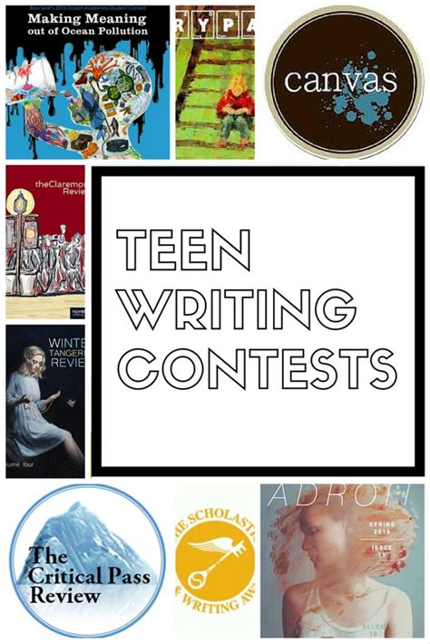 33 writing contests for teens publication and cash bookfox