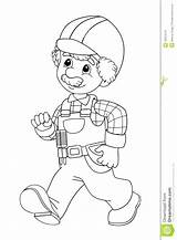 Worker Construction Coloring Pages Workers Printable Color Getcolorings Sheets sketch template