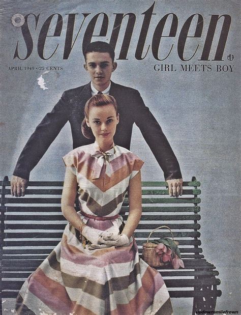 Seventeen Magazine April 1949 Seventeen Magazine