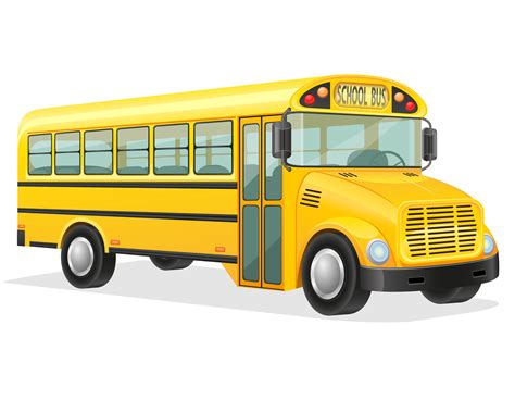 ilustracion de vector de autobus escolar  vector en vecteezy