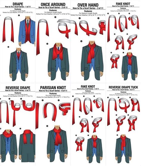 how to tie a scarf for men in 11 different ways to tie a scrarf mens scarf fashion ways