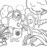 Minion Minions Coloriage Cane sketch template