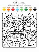 Coloriage Magique Paques Maternelle Notrefamille Decores Numerote Colorie Oeufs Les sketch template