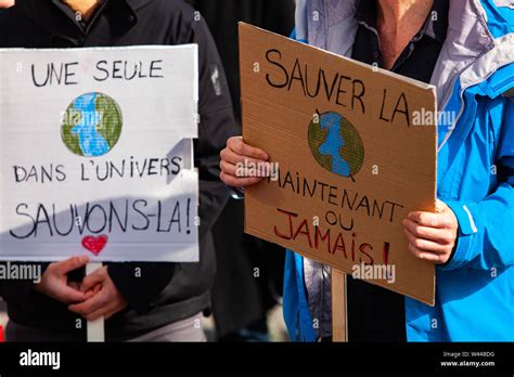 french placards  viewed closeup depicting planet earth