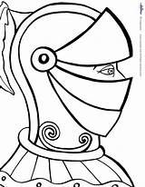 Knight Coloring Helmet Printable Coolest Printables Template Pages sketch template