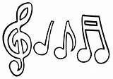 Coloring Treble Clef Pages sketch template