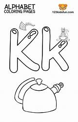 Kettle Letter 123kidsfun sketch template