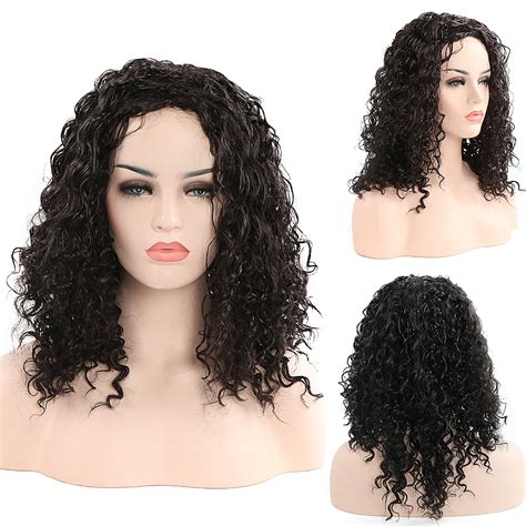 Fashion Wavy Ombre Long Straight Curly Hair Full Wigs