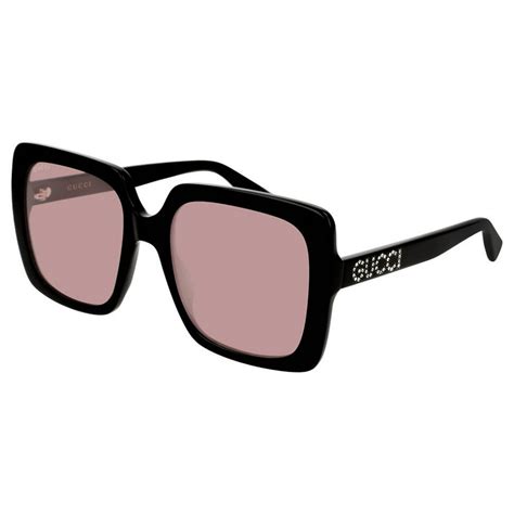 Gucci Gucci Pink Square Ladies Sunglasses