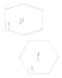 elongated hexagon template google search english paper piecing