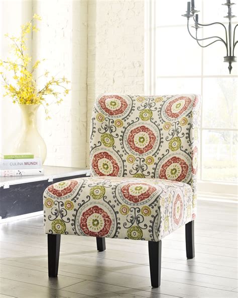 honnally floral accent chair  ashley  coleman furniture