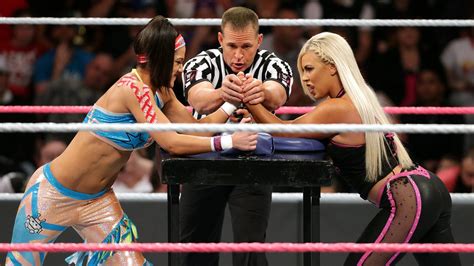 Bayley Vs Dana Brooke Arm Wrestling Match Photos Wwe