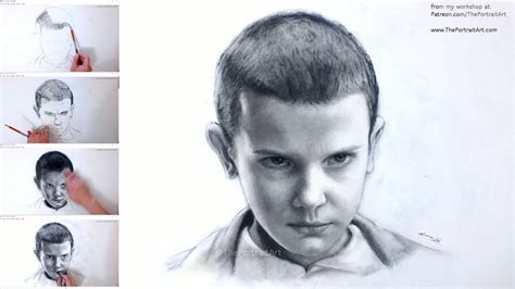 Eleven Stranger Things Drawing Easy Step By Step