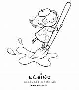 Echino sketch template