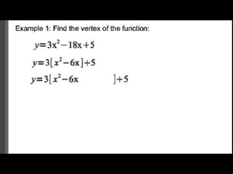 images  standard  vertex form worksheet quadratic vertex
