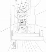 Architettonico Prospettiva Architecturale Perspectief Tekening Bouw sketch template