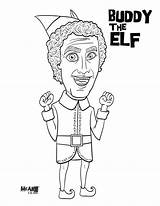 Elf Buddy Elves sketch template