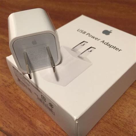 genuine authentic apple usb wall charger block adapter iphone