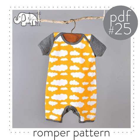 baby romper sewing pattern   photo tutorial