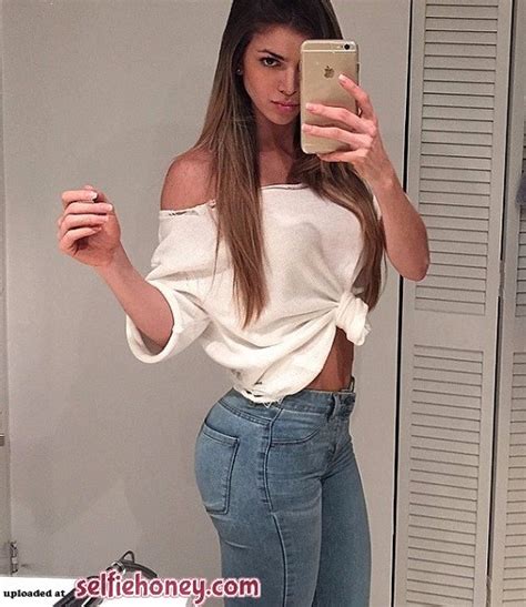 Girls In Tight Jeans Selfie