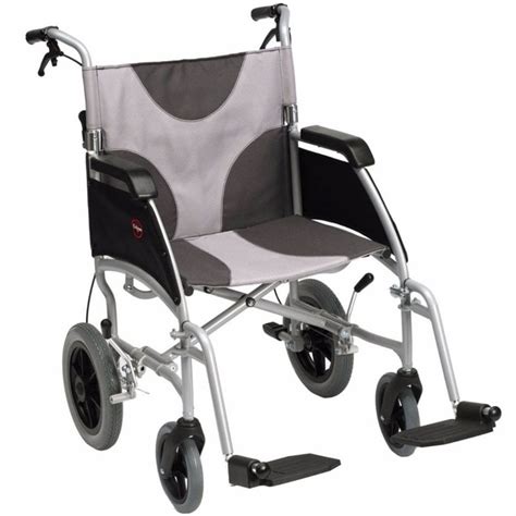 drive medical  aluminium transit wheelchair ultra lightweight pro rider mobility