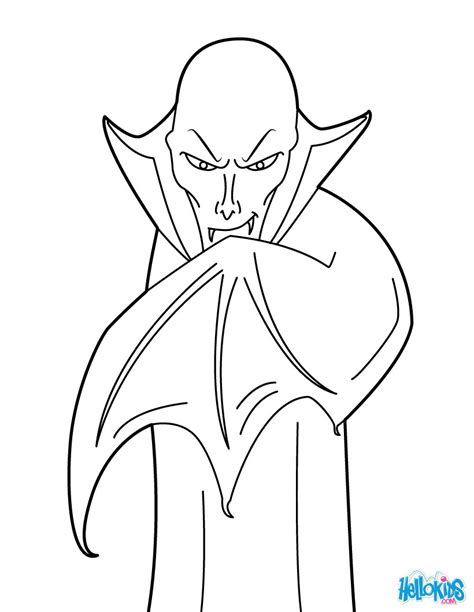 count dracula coloring pages hellokidscom